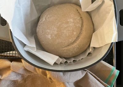Lievito Madre Brot im gusseisernen Topf von Pampered Chef