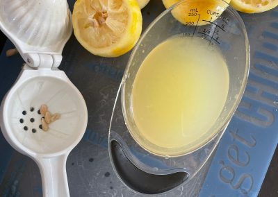 Zitronen auspressen mit der Zitruspresse von Pampered Chef