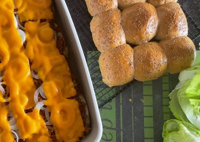 Cheeseburger Auflauf in der Ofenhexe von Pampered Chef verfeinert mit den Gewüzren von Edelshmaus